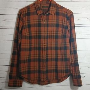 Obey Flannel Button Down Shirt